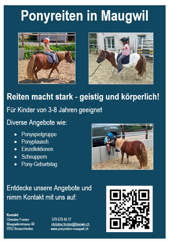Ponyreiten Maugwil